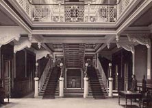 Interiorul judecătoriei de district în jum.I sec.XX