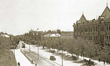 Vedere din Arcă spre str. Puşkin în jum.I sec.XX